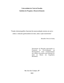 Estudo eletromiogr&aacute;fico funcional da