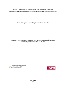 ESCOLA SUPERIOR DE PROPAGANDA E MARKETING &ndash; ESPM