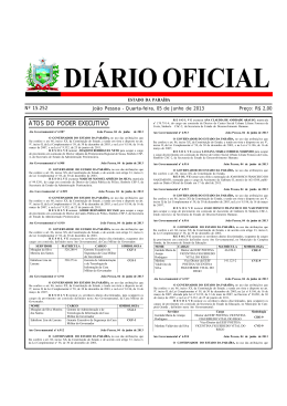 Diário Oficial 05.06.2013