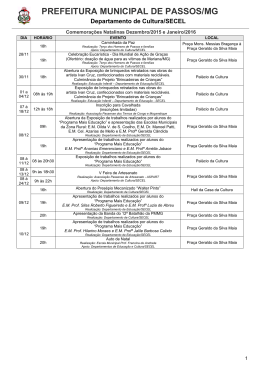 PROGRAMA&Ccedil;&Atilde;O DE NATAL 2015