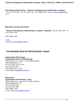 Diretoria de Planejamento, Administra&ccedil;&atilde;o e Log&iacute;stica