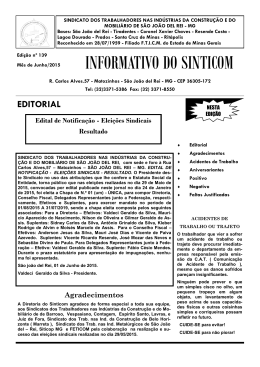 Informativo Junho 2015