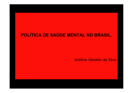 Exposição do Dr. Antônio Geraldo da Silva