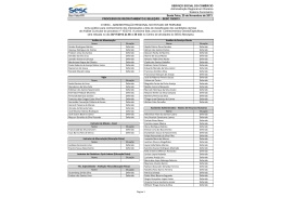 An&aacute;lise Curricular do Processo Seletivo 10/2013