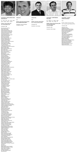 Prefeito: Walter Bernardo (PSD) Vice: Carmen Lopes