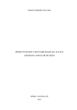 Disserta&ccedil;&atilde;o de Edson Ferreira de Lima