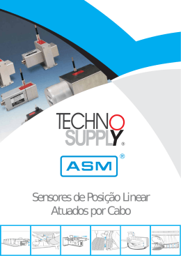 Sensores de Posi&ccedil;&atilde;o Linear Atuados por Cabo