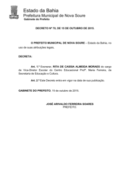 Decreto Nº 70, 71, 73, 74, 75, 76, 77, 78, 79, 80/2015.