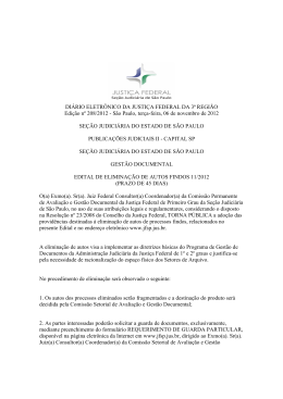 EDITAL n&deg; 011 - PUBLICADO EM 06/11/2012