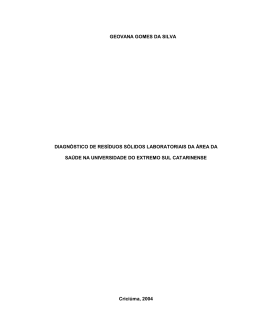 GEOVANA GOMES DA SILVA DIAGN&Oacute;STICO DE