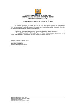 semec concurso público n.º 01/2011 resultado definit
