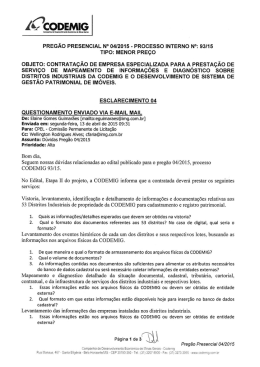 esclarecimento n&ordm; 04
