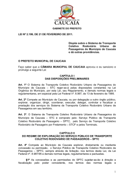 lei n&deg; 2199, de 21 de fevereiro de 2011.