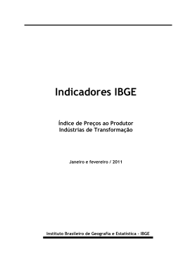 Indicadores IBGE