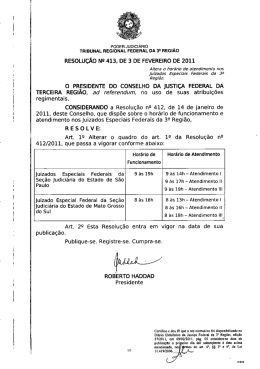 RESOLU&Ccedil;&Atilde;O NiI 413. DE 3 DE FEVEREIRO DE 2011