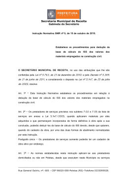 Pelotas, 22 de fevereiro de 2011 - Prefeitura Municipal de Pelotas