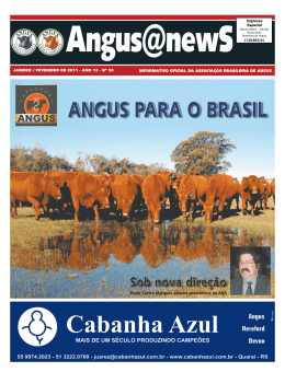 Janeiro / Fevereiro de 2011 - Associação Brasileira de Angus