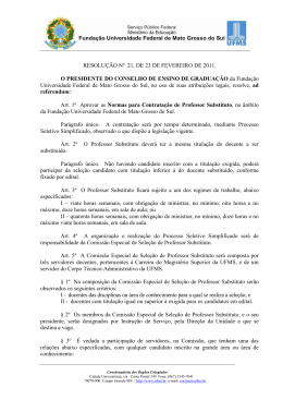 Resolu&ccedil;&atilde;o COEG 021/2011 - Copeve