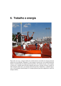 6.1. Trabalho e energia cin&eacute;tica
