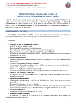 Access here - XIV F&oacute;rum Internacional de Administra&ccedil;&atilde;o