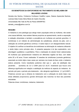 XV F&Oacute;RUM INTERNACIONAL DE QUALIDADE DE VIDA E SA&Uacute;DE