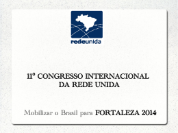 11º Congresso Internacional da Rede Unida