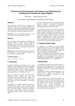 Processos de Gerenciamento de Projetos como