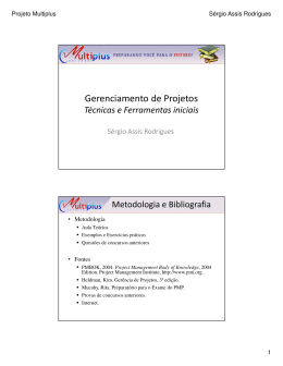 Gerenciamento de Projetos