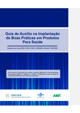 Guia de Aux&iacute;lio na Implanta&ccedil;&atilde;o de Boas Pr&aacute;ticas em