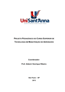 projeto pedag&oacute;gico do curso superior de tecnologia