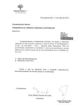 Scanned Document - Tribunal Regional Eleitoral de Santa Catarina