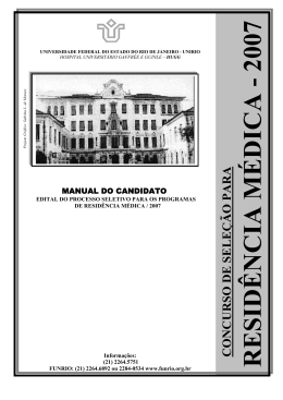 RESID&Ecirc;NCIA M&Eacute;DICA - 2007 - aborl-ccf