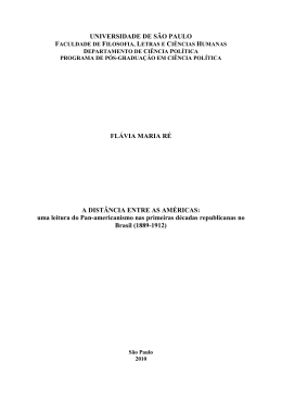 A distância entre as Américas: uma leitura do Pan