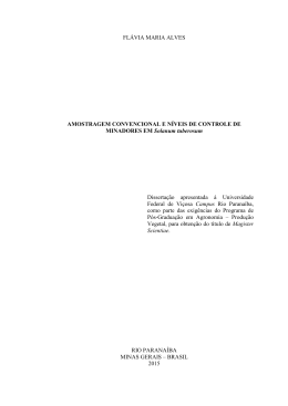 FL&Aacute;VIA MARIA ALVES AMOSTRAGEM CONVENCIONAL E