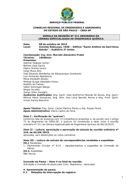 Súmula - SESSÃO ORDINÁRIA nº 311 (08/10/2015) (Arquivo em PDF)