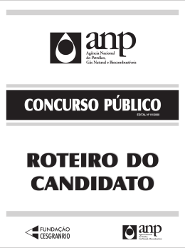 ANP - Concurso P&uacute;blico - Edital 01/2008