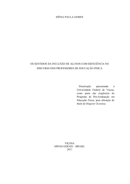 D&ecirc;nia Paula Gomes - Universidade Federal de Juiz de Fora