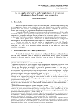 As concep&ccedil;&otilde;es alternativas na forma&ccedil;&atilde;o inicial de professores