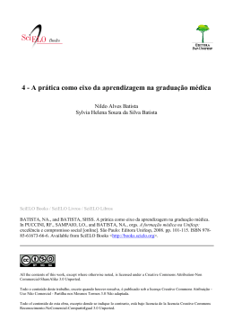4 - A pr&aacute;tica como eixo da aprendizagem na