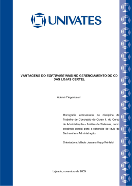 VANTAGENS DO SOFTWARE WMS NO