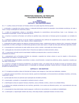 Leia Mais - Prefeitura Municipal de Fortaleza