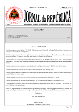 S&eacute;rie II, N.&deg; 21 SUM&Aacute;RIO