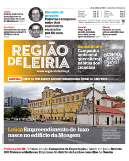 Leiria Empreendimento de luxo nasce no edif&iacute;cio