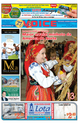 Santoinho 2015 em Toronto