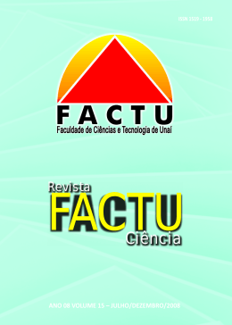 FACTU - REVISTA FACTU CIENCIA - VOLUME 15