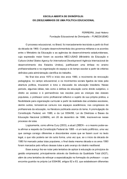 Escola Aberta de Divin&oacute;polis - Faculdade de Educa&ccedil;&atilde;o da UFMG