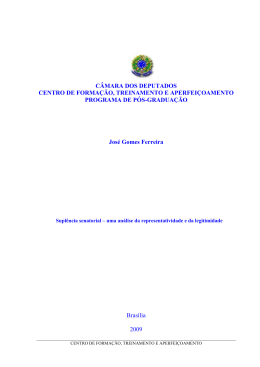 Jos&eacute; Gomes Ferreira - C&acirc;mara dos Deputados
