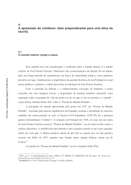4. A apreens&atilde;o do cotidiano: fator preponderante para