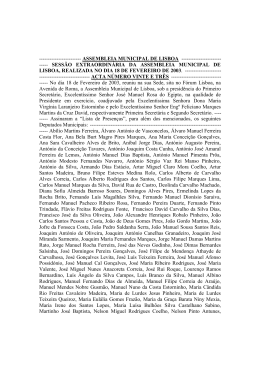 Acta 23 - PDF - Assembleia Municipal de Lisboa