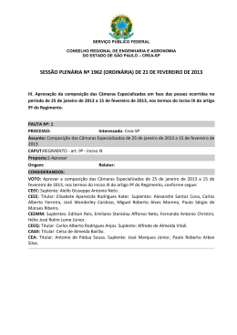 4 - ORDEM DO DIA FEVEREIRO 2013